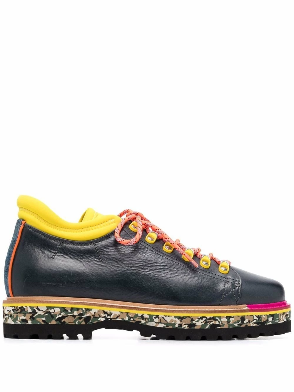 ETRO Chaussures en cuir à détails contrastants Prix De Rêve bottes homme 1 ETRO chaussures en cuir à détails contrastants