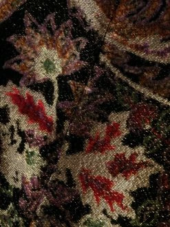 ETRO robe courte en velours à motif cachemire