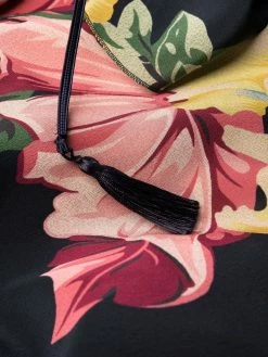 ETRO robe volantée à fleurs