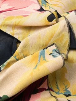 ETRO robe volantée à fleurs