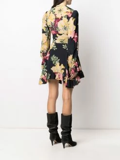 ETRO robe volantée à fleurs
