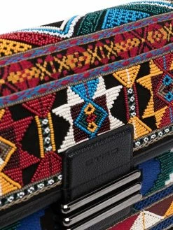 ETRO sac porté épaule à perles brodées