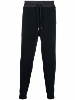 ETRO pantalon de jogging à taille contrastante