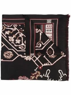 ETRO écharpe à imprimé géométrique