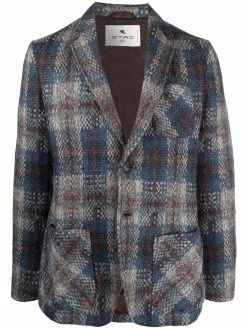 ETRO blazer à simple boutonnage