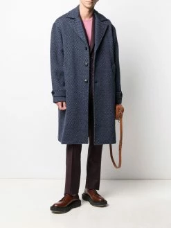 ETRO manteau à chevrons