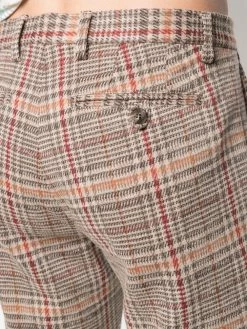 ETRO pantalon à carreaux Prince de Galles