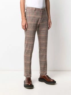 ETRO pantalon à carreaux Prince de Galles