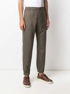 ETRO pantalon à taille élastiquée