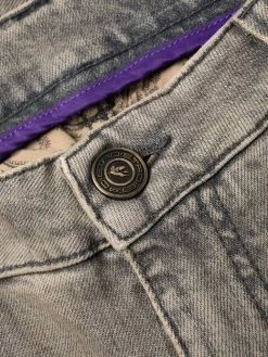 ETRO jean droit à motif cachemire