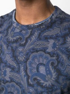 ETRO t-shirt à effet usé