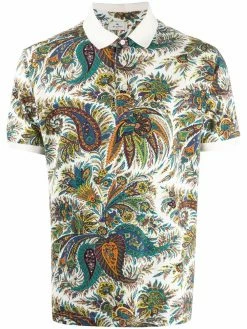 ETRO polo à imprimé cachemire