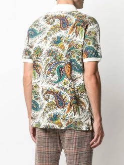 ETRO polo à imprimé cachemire