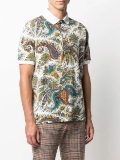 ETRO polo à imprimé cachemire