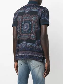 ETRO polo à imprimé graphique