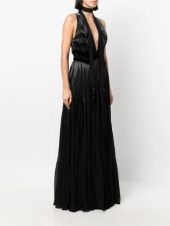 ETRO robe longue à ornements