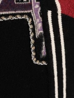 ETRO manteau en laine à broderies