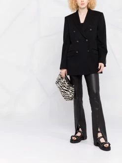 ETRO blazer en laine à boutonnière croisée