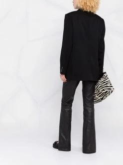 ETRO blazer en laine à boutonnière croisée