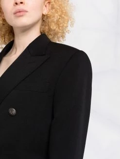 ETRO blazer en laine à boutonnière croisée