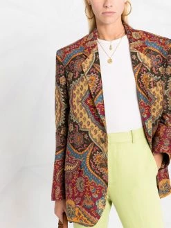 ETRO blazer Lucille à motif cachemire