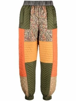 ETRO pantalon à design patchwork