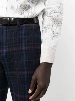 ETRO pantalon de costume à carreaux