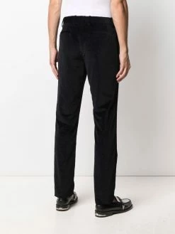 ETRO pantalon en velours à imprimé cachemire