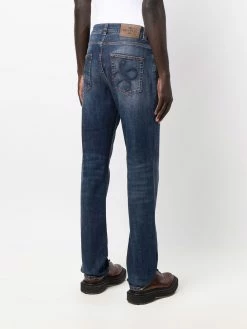 ETRO jean à effet taches de peinture