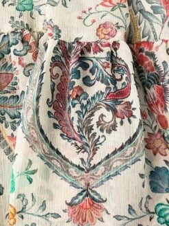 ETRO robe longue à fleurs brodées