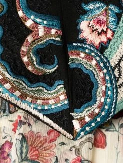 ETRO robe longue à fleurs brodées