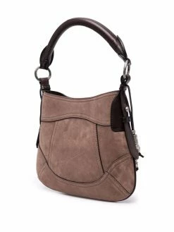 ETRO sac cabas en daim à breloques