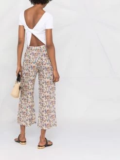 ETRO pantalon court à fleurs