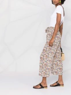 ETRO pantalon court à fleurs