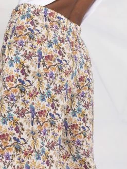 ETRO pantalon court à fleurs