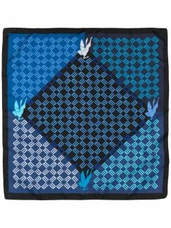 ETRO écharpe en soie à imprimé monogrammé