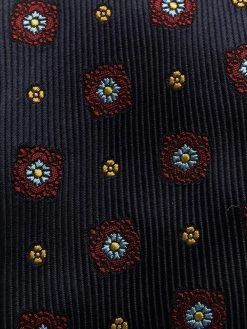 ETRO cravate en soie à fleurs