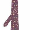 ETRO cravate en soie à fleurs