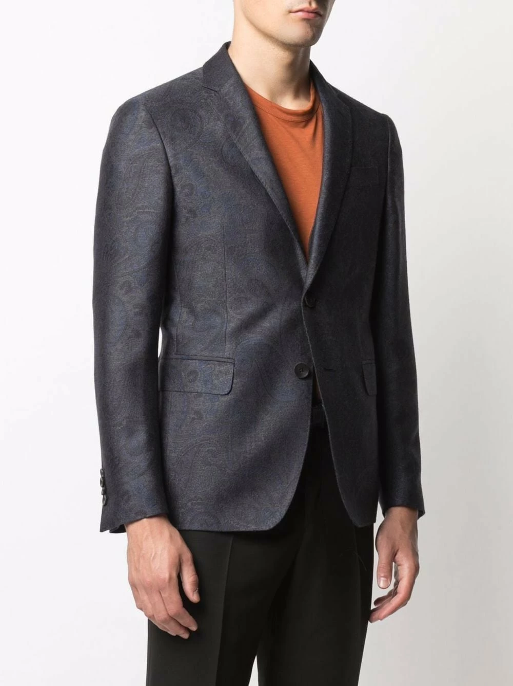 ETRO Faible Prix Blazer cintré à simple boutonnage blazers homme 3 ETRO blazer cintré à simple boutonnage