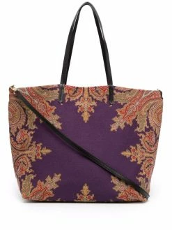 ETRO sac cabas à imprimé cachemire