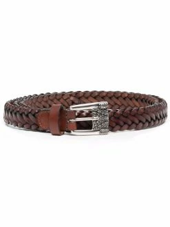 ETRO ceinture en cuir tressé