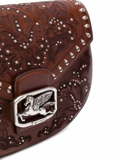 ETRO Qualité Excellente Sac porté épaule en cuir embossé sacs porté épaule femme 8 ETRO sac porté épaule en cuir embossé