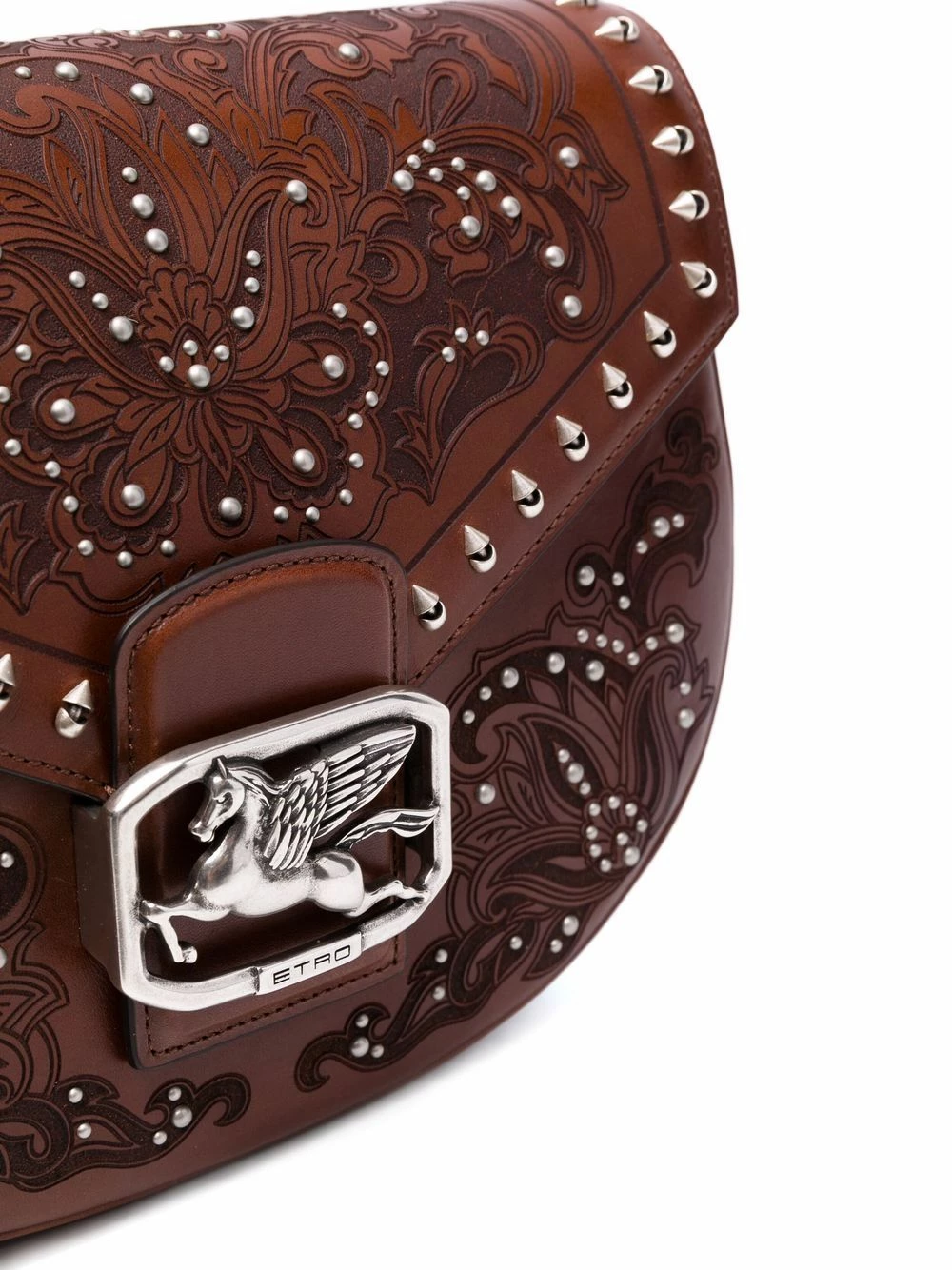 ETRO Qualité Excellente Sac porté épaule en cuir embossé sacs porté épaule femme 4 ETRO sac porté épaule en cuir embossé