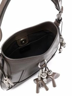 ETRO sac à main en cuir à ornements de perles