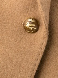 ETRO manteau à simple boutonnage
