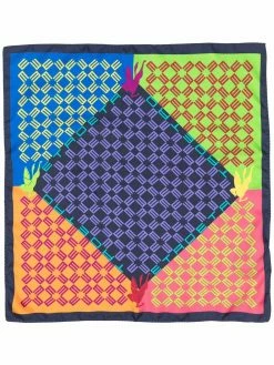 ETRO écharpe à imprimé monogrammé