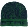ETRO bonnet en laine à motif cachemire