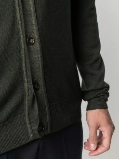 ETRO cardigan en maille nervurée