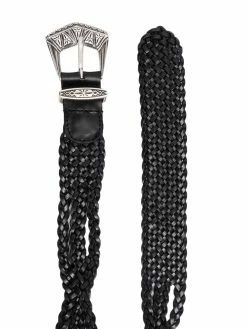 ETRO ceinture en cuir tressé