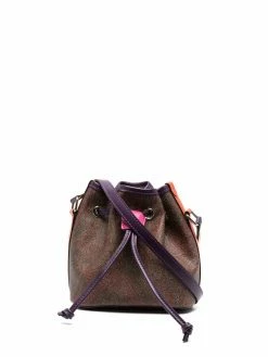 ETRO sac seau à imprimé cachemire